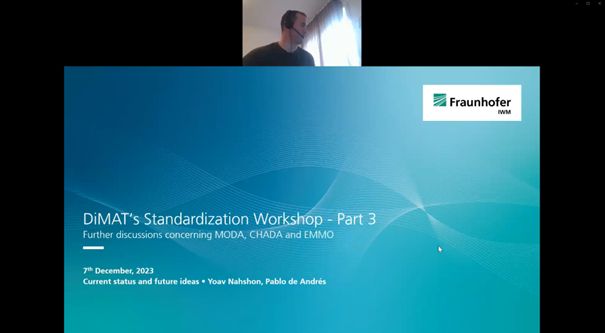 Standardisation Workship Screenshot