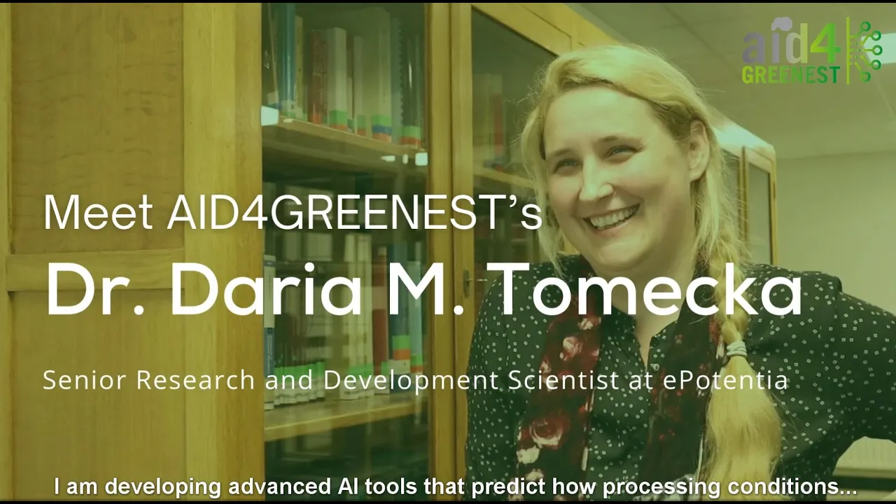 Meet the AID4GREENEST team: Daria Tomecka from ePotentia